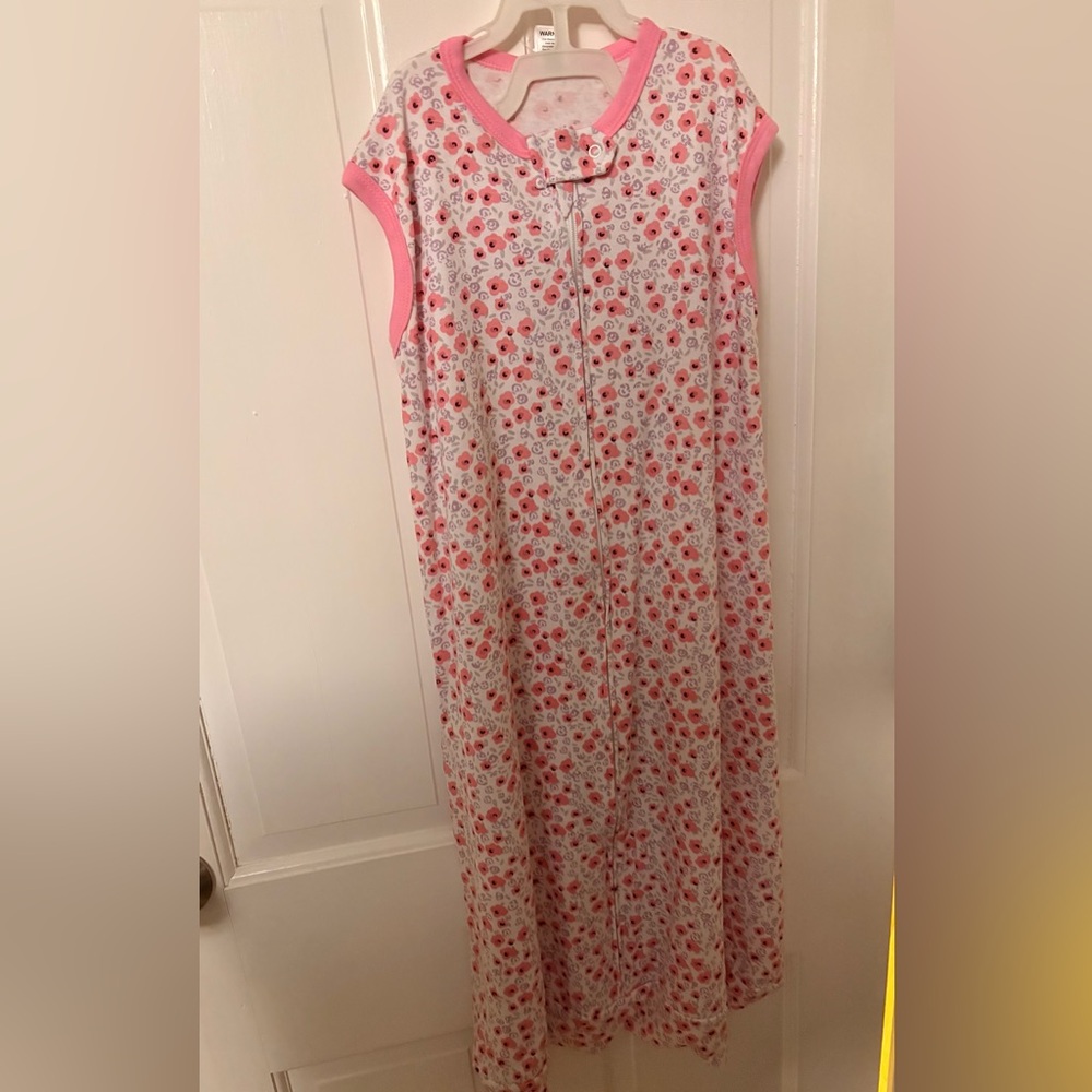 Hudson Baby Pink Floral Sleep Sack